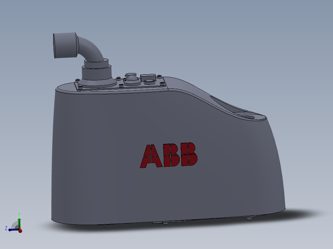 ABB全系列机器人3-3D模型 (19)主视图