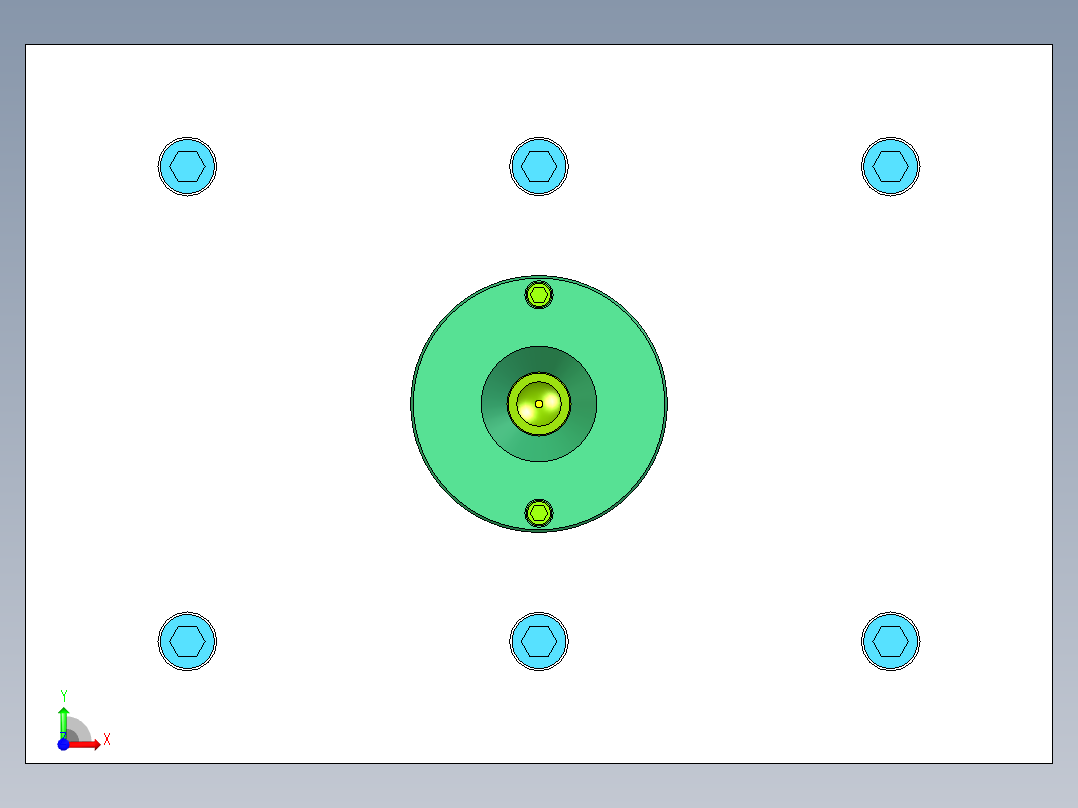 油管接头的注塑模具设计含三维二维说明书前视图