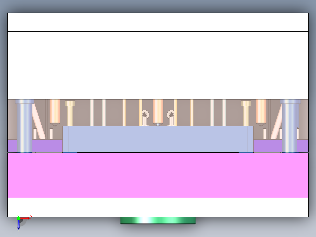 油管接头的注塑模具设计含三维二维说明书俯视图