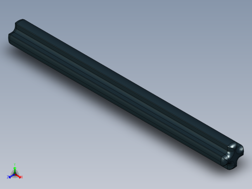 乐高机械组车桥-3706 Black Technic Axle 6.STEP正等轴测缩略图