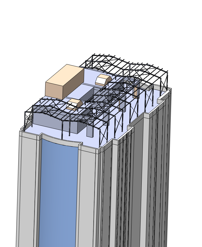太阳能钢结构机库（屋顶