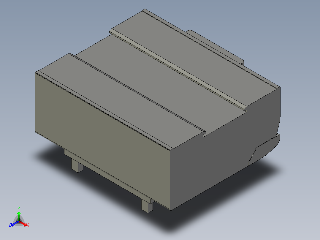 基恩士KV-HTC_kc图纸模型主视图