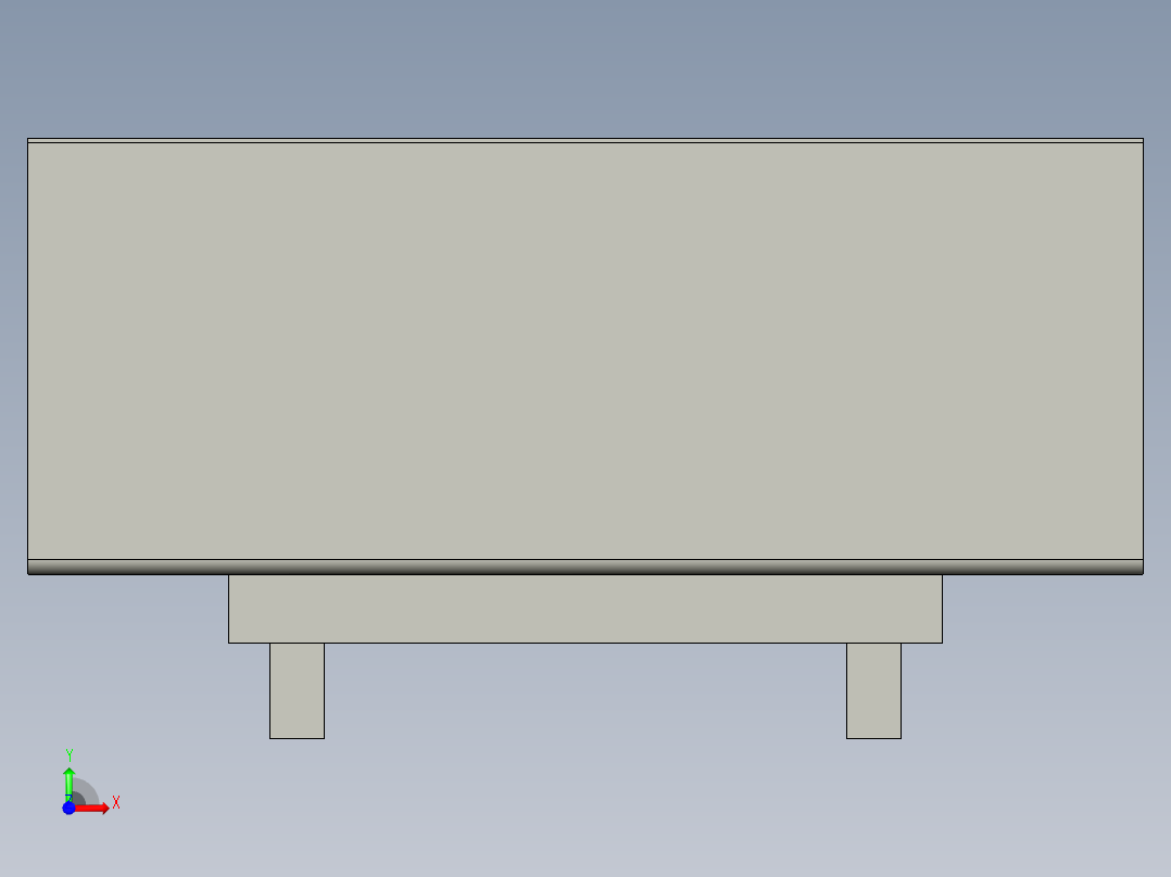 基恩士KV-HTC_kc图纸模型前视图