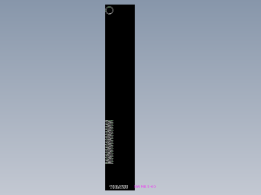 圓線彈簧(內徑標準型,40%壓縮量)NWM-2D多系列多零件图纸模型