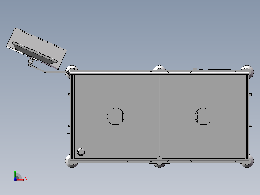 自动涂覆机前视图