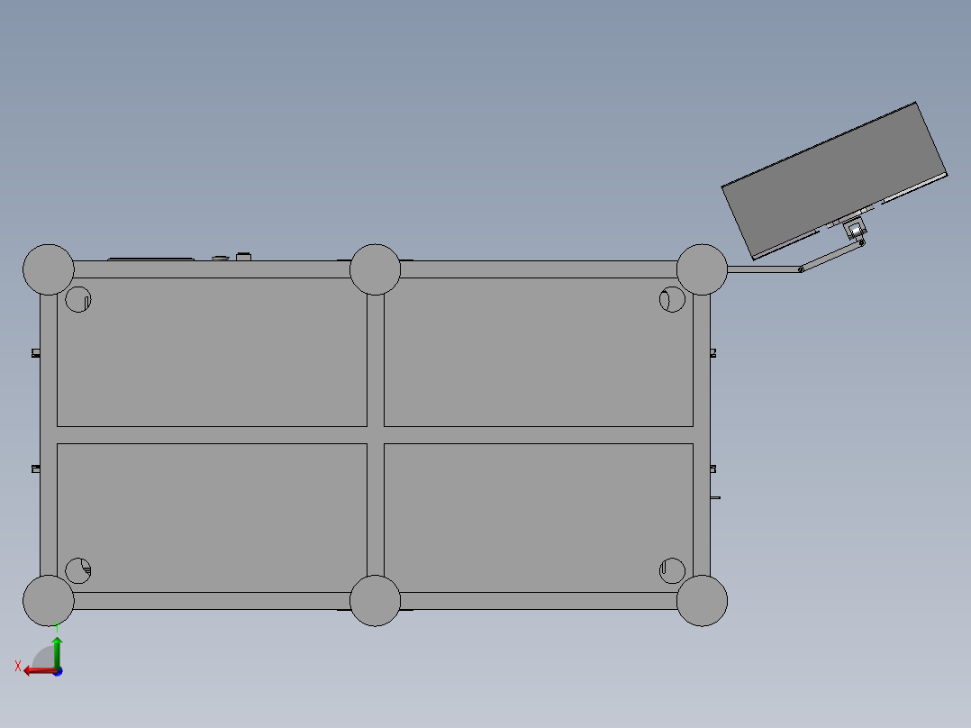 自动涂覆机后视图