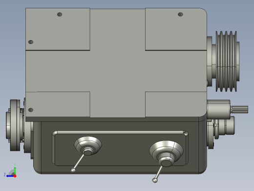 立式数控车床主传动系统结构设计-【三维SW】【12张CAD图纸说明书】右视缩略图