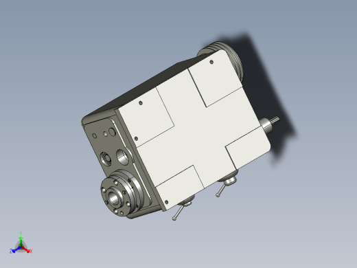 立式数控车床主传动系统结构设计-【三维SW】【12张CAD图纸说明书】正等轴测缩略图