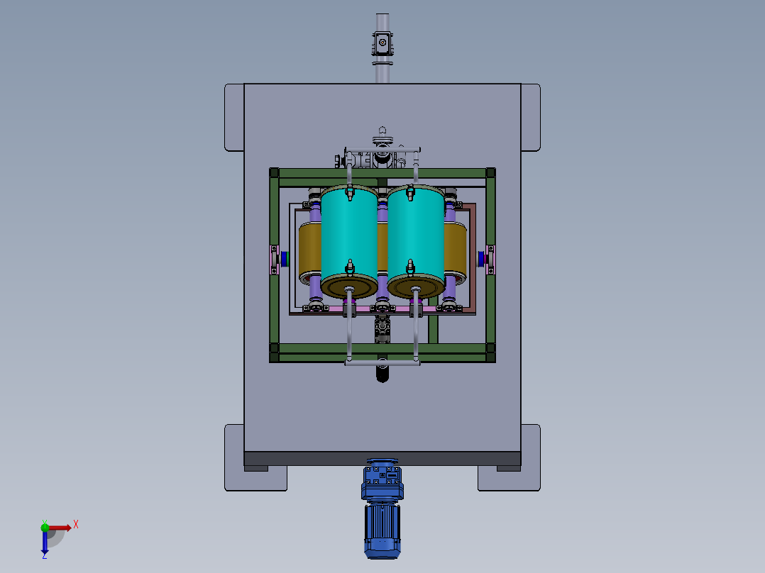沥青拌合设备sw19俯视图