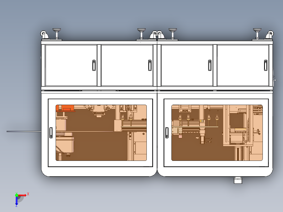 铜管整圆检测涂油sw20可编辑俯视图