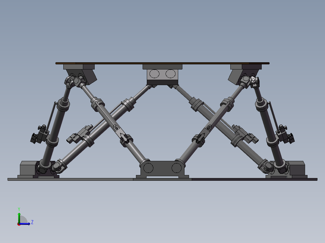 可升降平台左视图