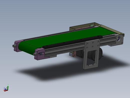 1米0.12米皮带输送机构