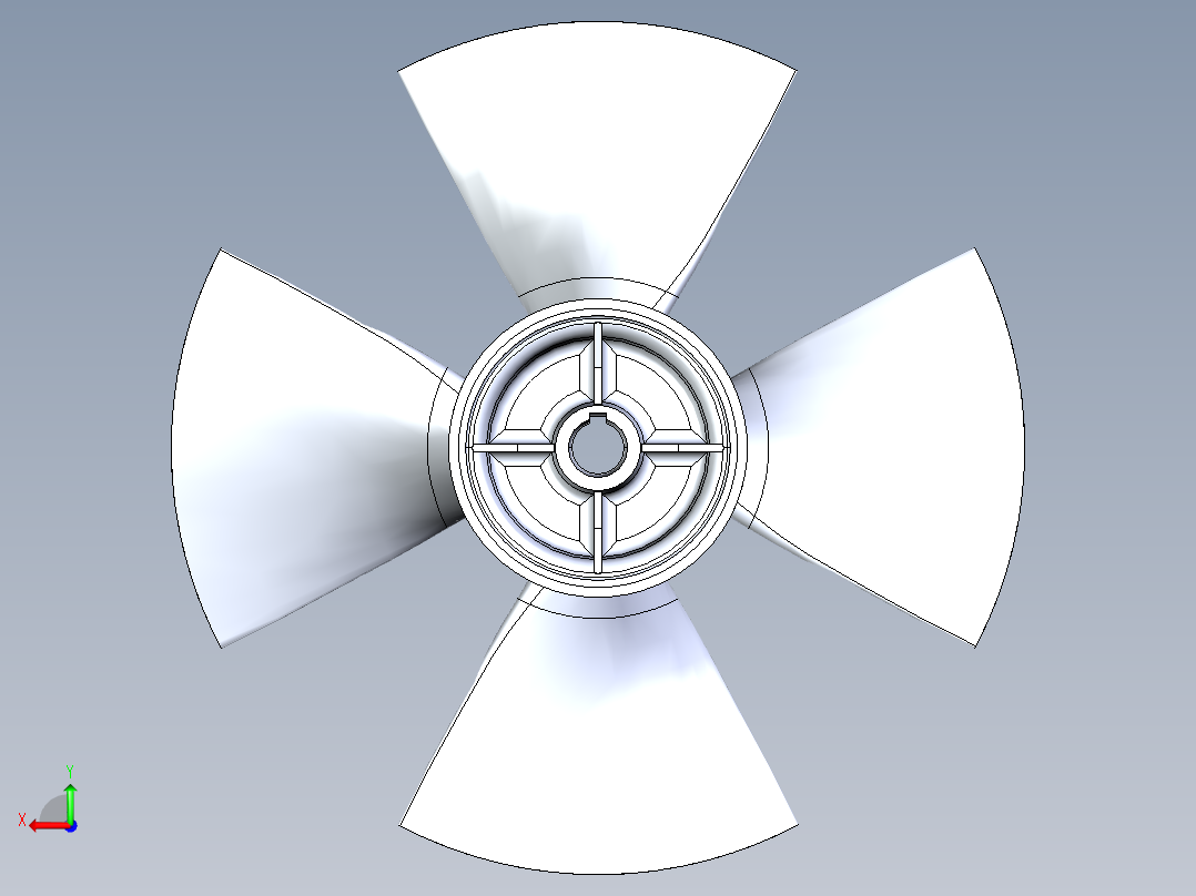 螺旋桨(57)后视图