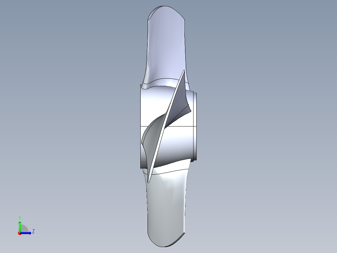 螺旋桨(57)左视图