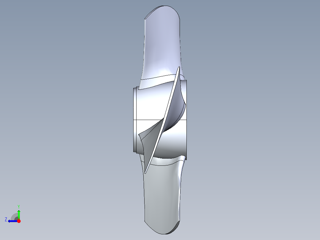 螺旋桨(57)右视图