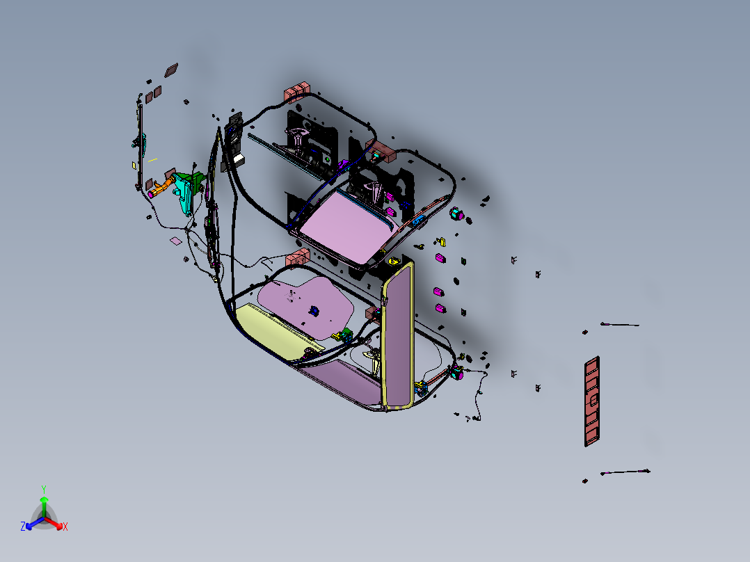丰田 Hilux - 底盘正等轴测图