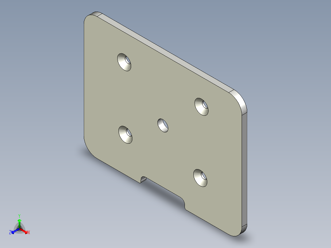 A2005008-牧田掌上路由器底板 (RT0701C)正等轴测图