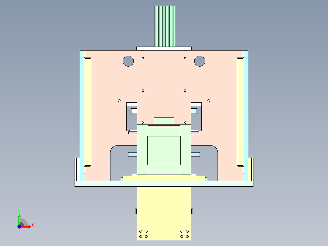 RJ-5160 锂电极耳自动焊接机前视图