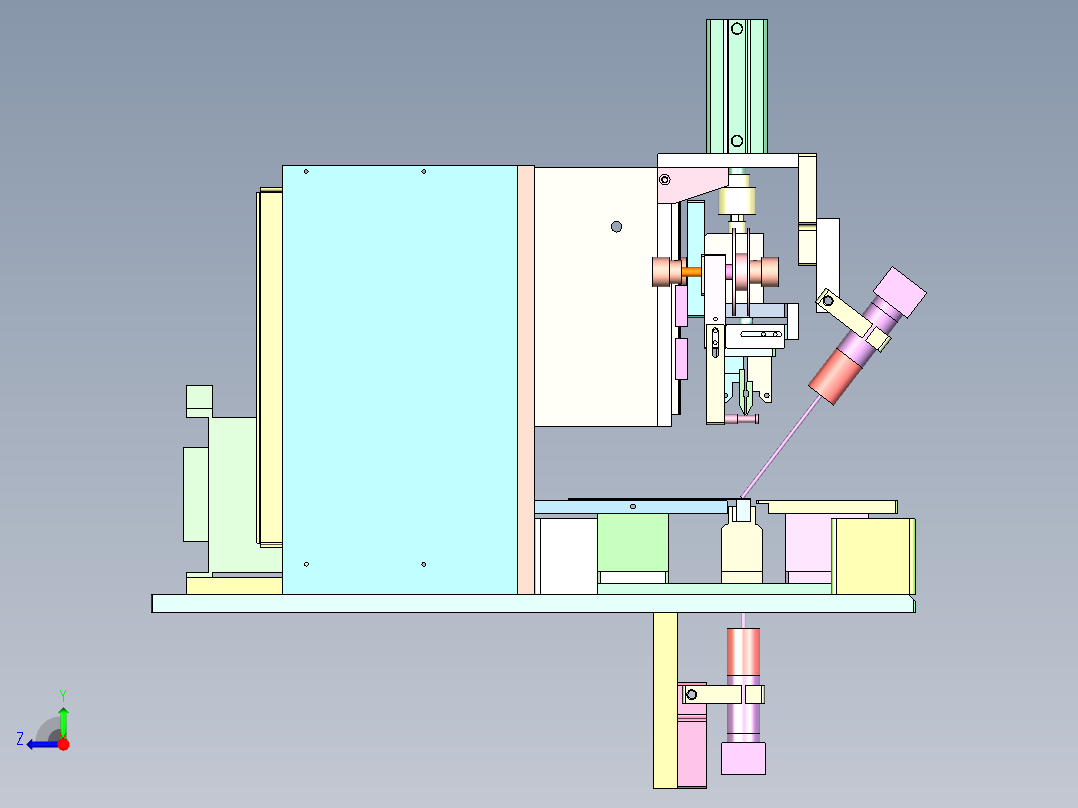 RJ-5160 锂电极耳自动焊接机右视图
