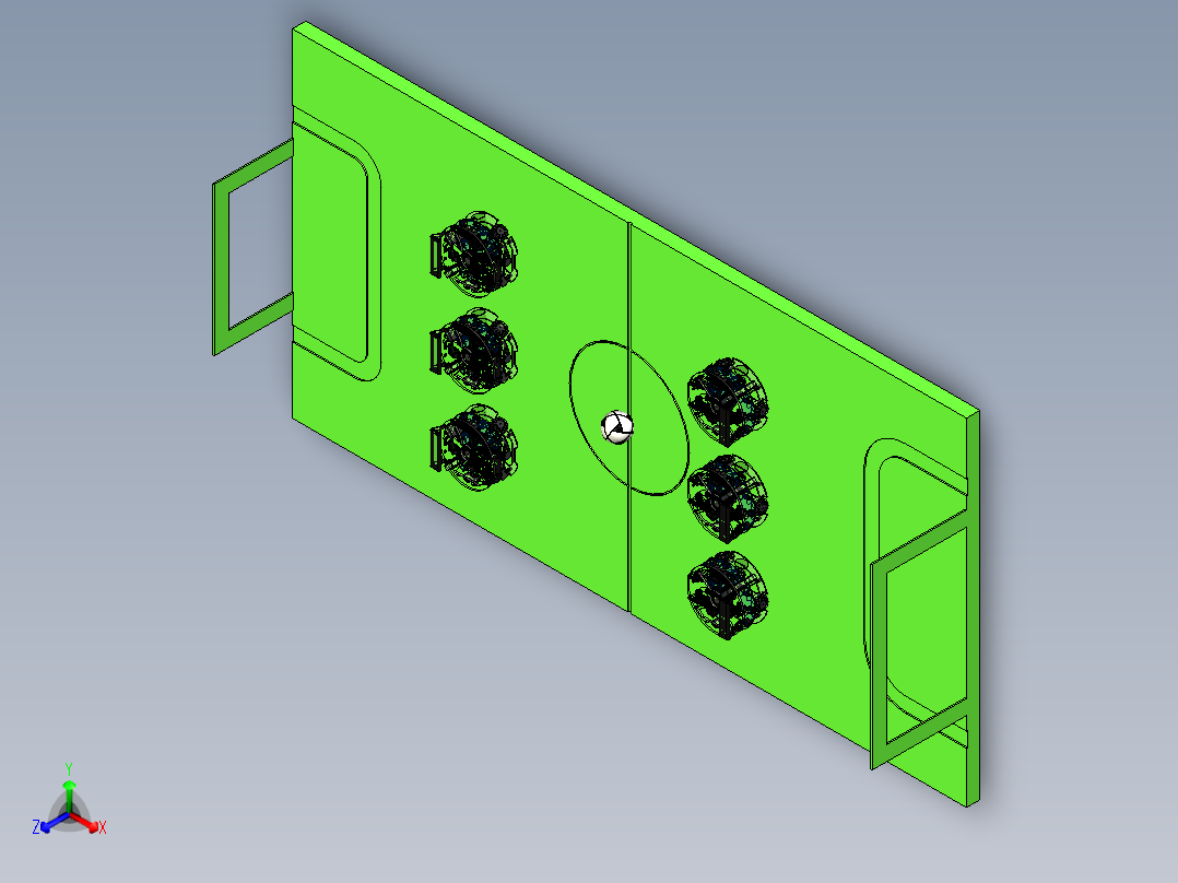 足球机器人比赛场模拟