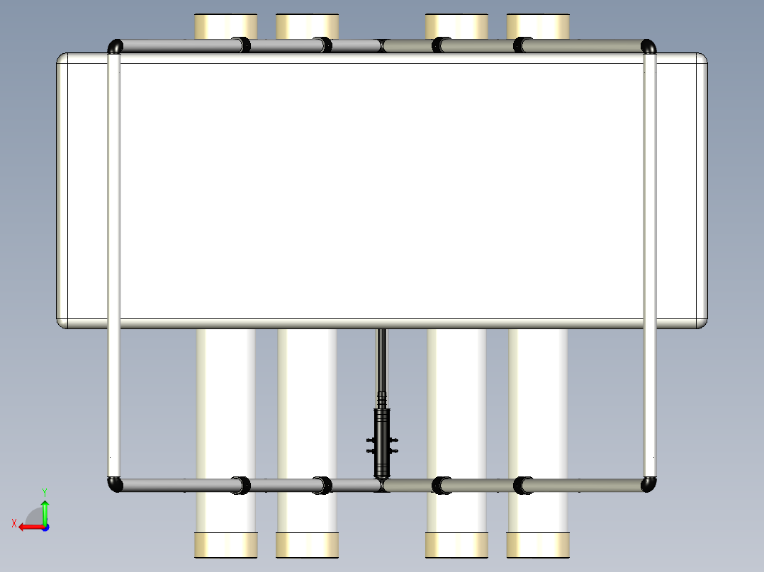 A2004440-便携式水培系统后视图