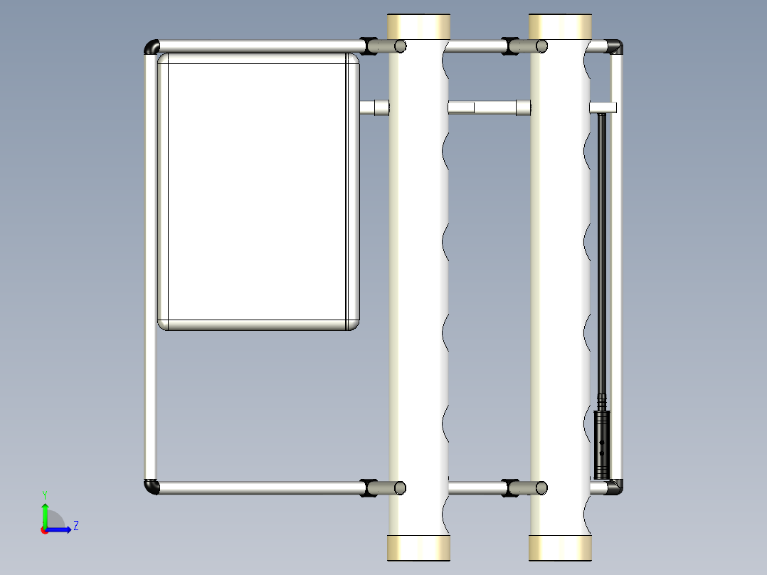A2004440-便携式水培系统左视图