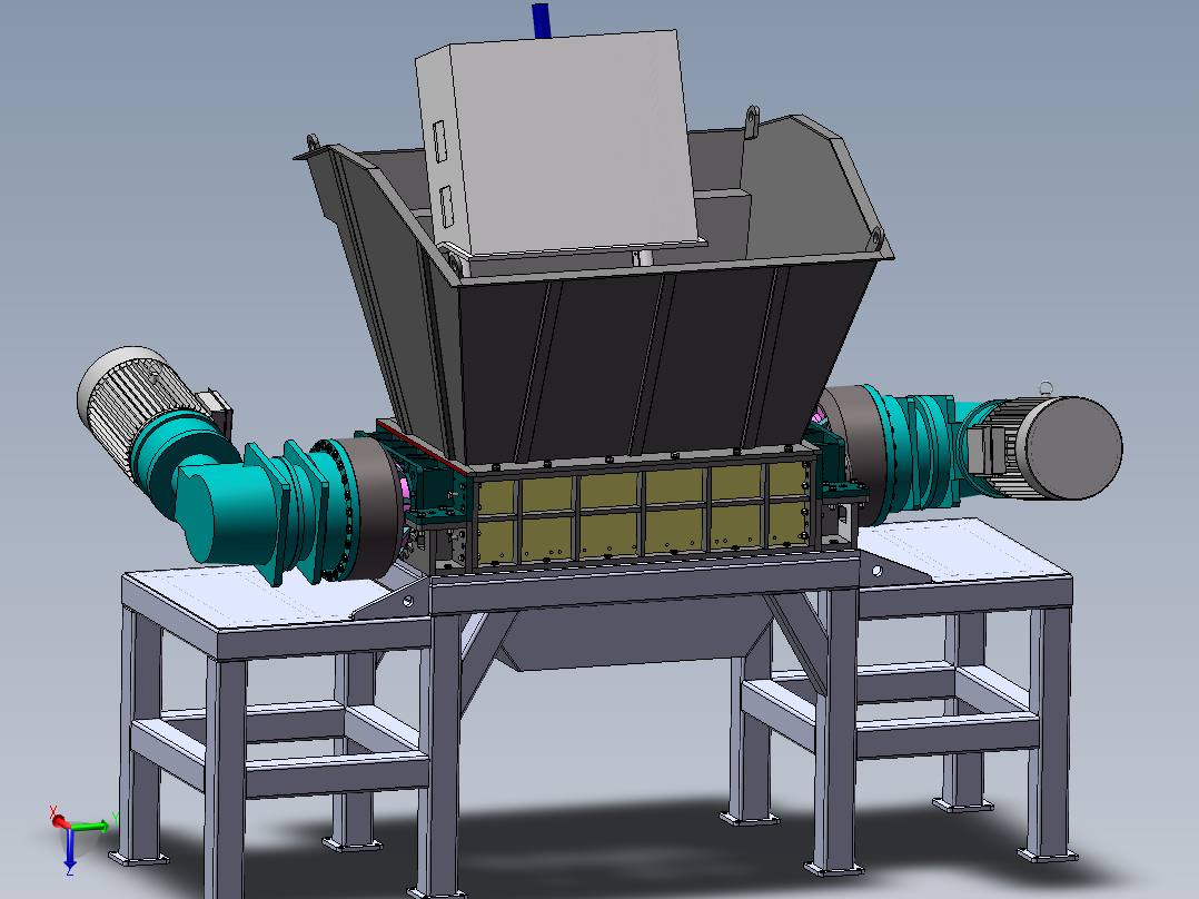 破碎机、1600双轴撕碎机