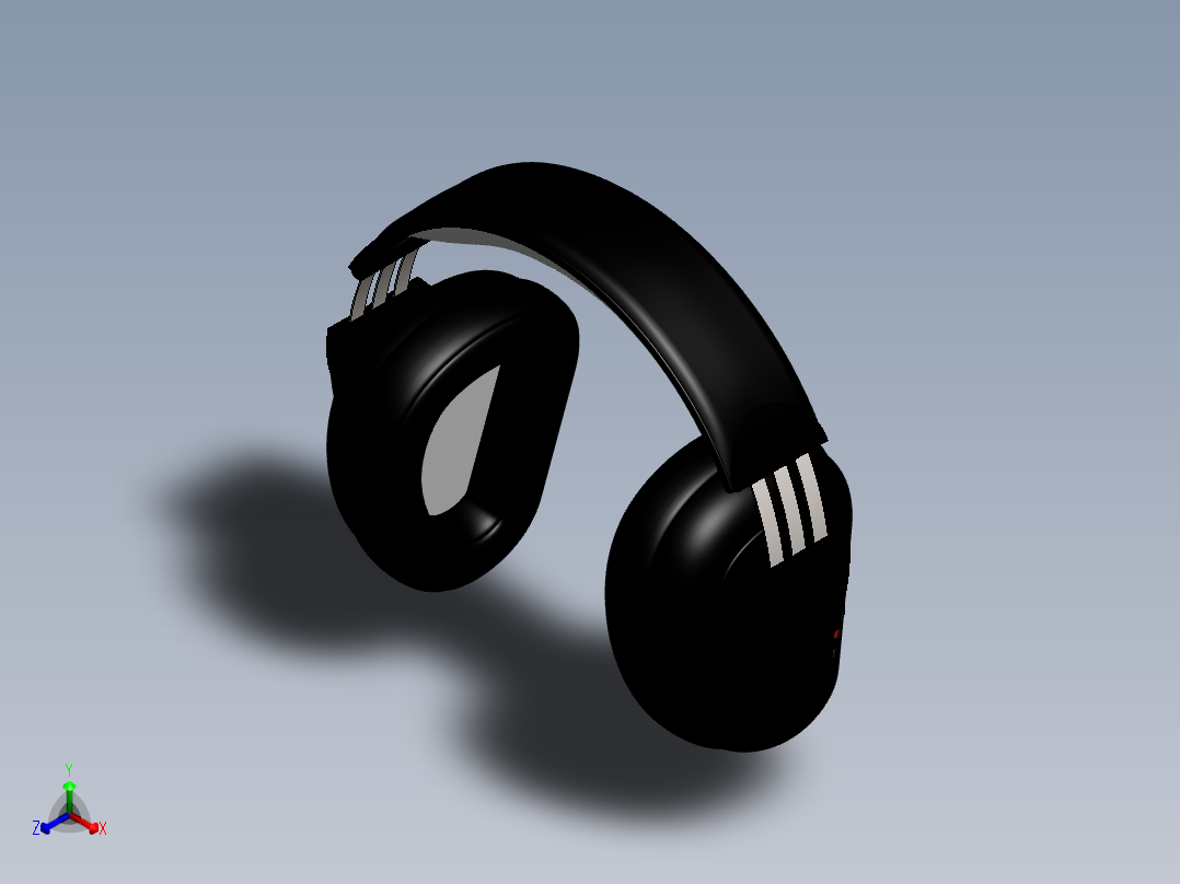 耳机(60)正等轴测图