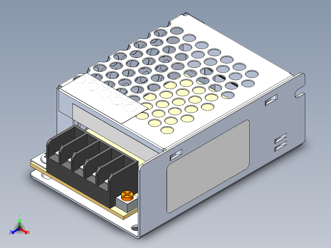 电源(37)正等轴测图