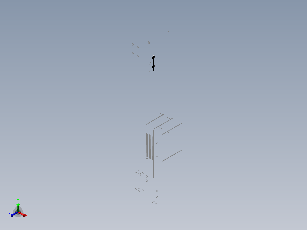 6V4后段电池流水线正等轴测图