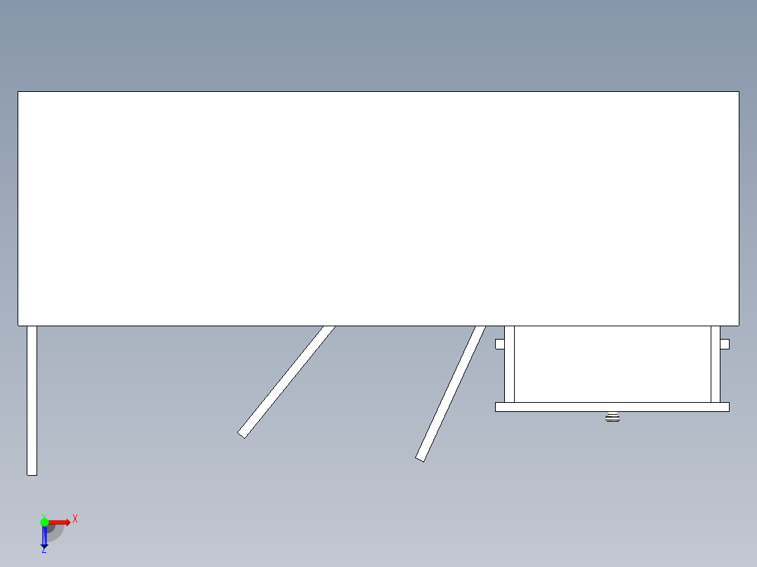 家具储物柜俯视图