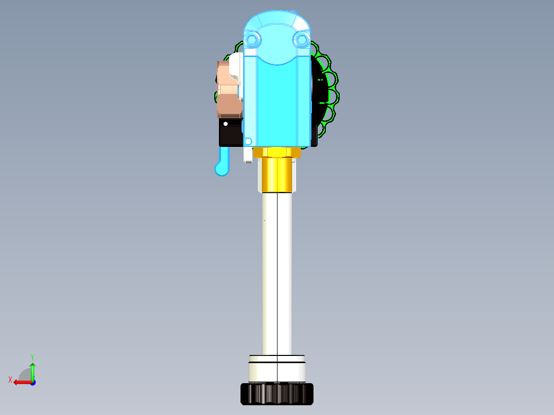 huben 座子后视图