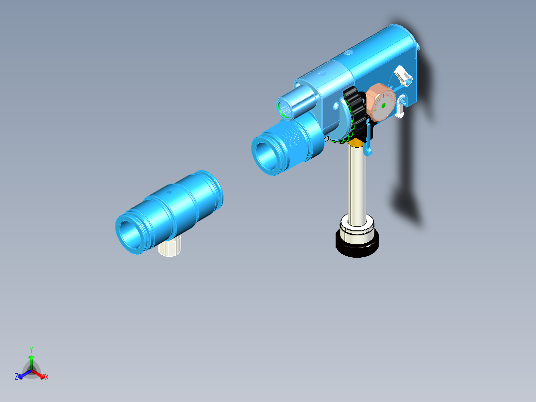 huben 座子正等轴测图