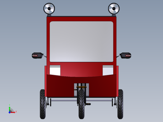 太阳能三轮车前视缩略图