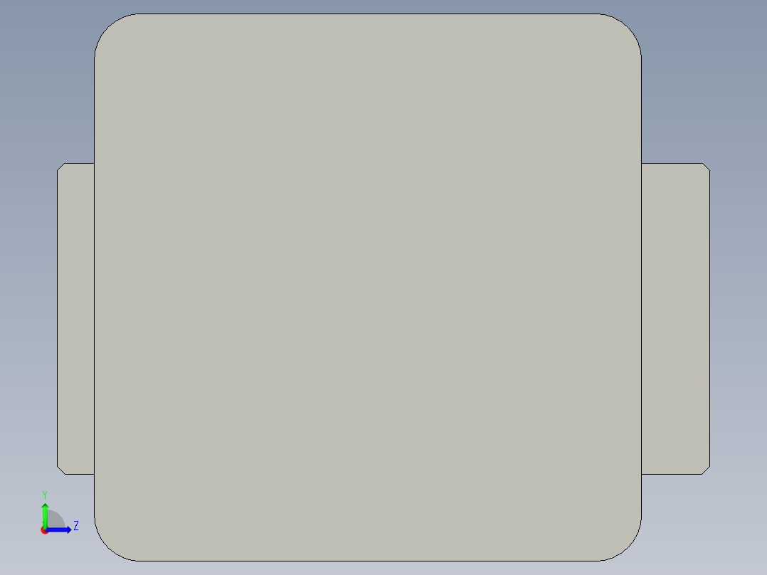X轴双向滑台-LXYC-BOSS左视图