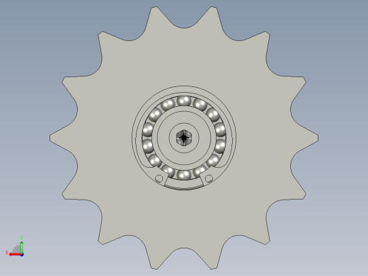 惰轮组件-油塞装配后视缩略图