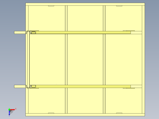 电梯井操作平台俯视缩略图