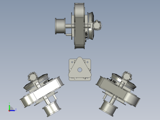 天然气管道检验车左视缩略图