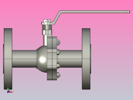 Class 300PN50RJ[DN32]阀，球阀前视缩略图