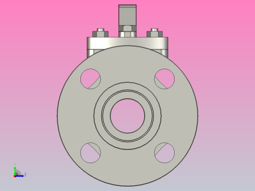 Class 300PN50RJ[DN32]阀，球阀左视缩略图