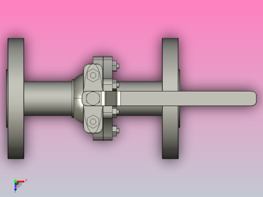Class 300PN50RJ[DN32]阀，球阀俯视缩略图