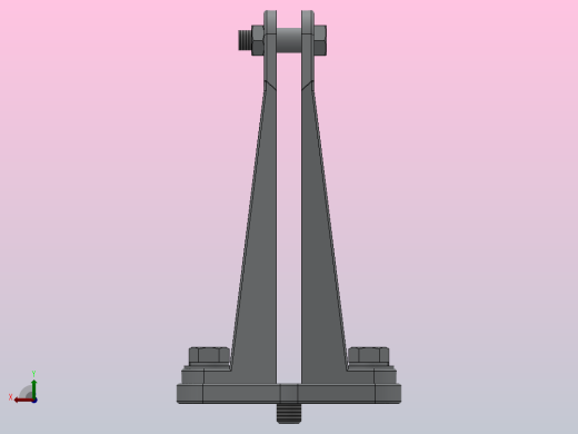 MNL户内矩形母线平放固定金具[MNL-104]后视缩略图