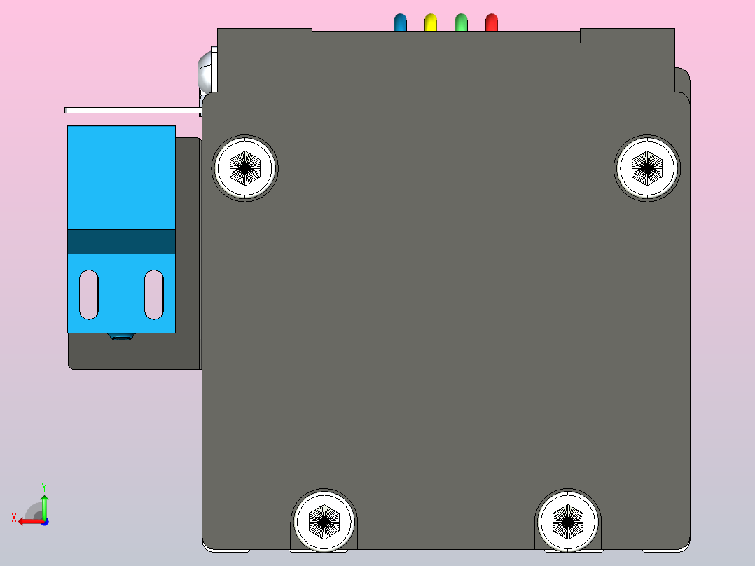 FSL80 直线模组[FSL80-E1000-10C7-BC-B57]后视图
