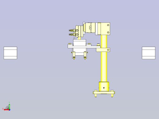 一种平行(2方向)输送机移载装置后视缩略图
