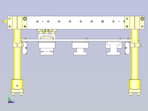 一种平行(2方向)输送机移载装置左视缩略图