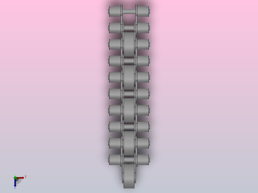 外滚子倍速链条链条_DCT-12BS48-28-10俯视缩略图