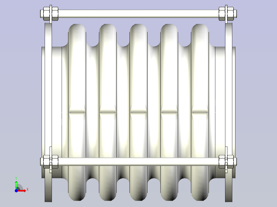 GB╱T 12522-2009[A型膨胀节IA250N1-5]前视图