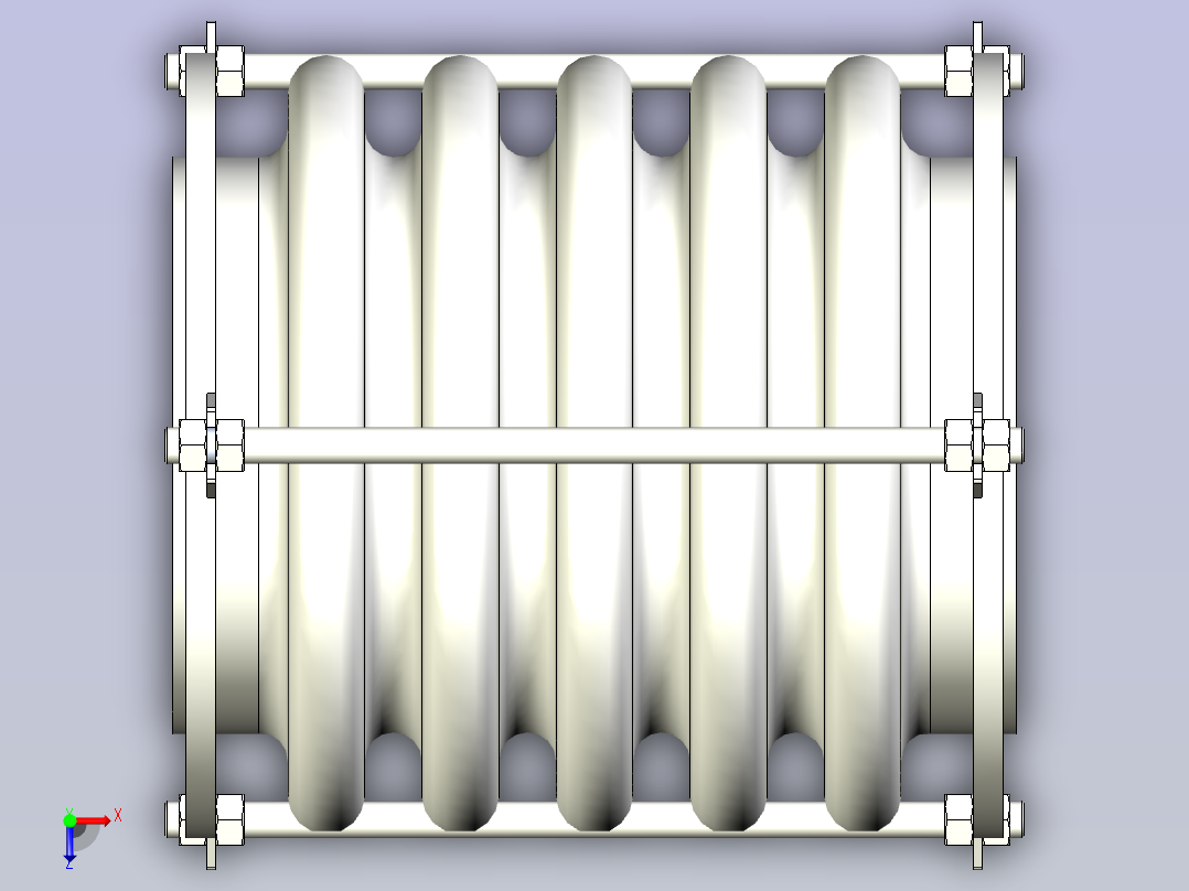 GB╱T 12522-2009[A型膨胀节IA250N1-5]俯视图