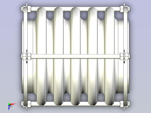 GB╱T 12522-2009[A型膨胀节IA250N1-5]俯视缩略图
