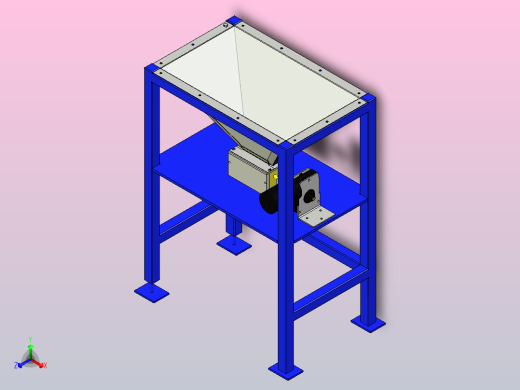 自制谷物磨粉机homebrew-grain-mill-1836-模型格式为 stp inventor